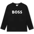 Tee-shirt manches longues, NOIR, hi-res