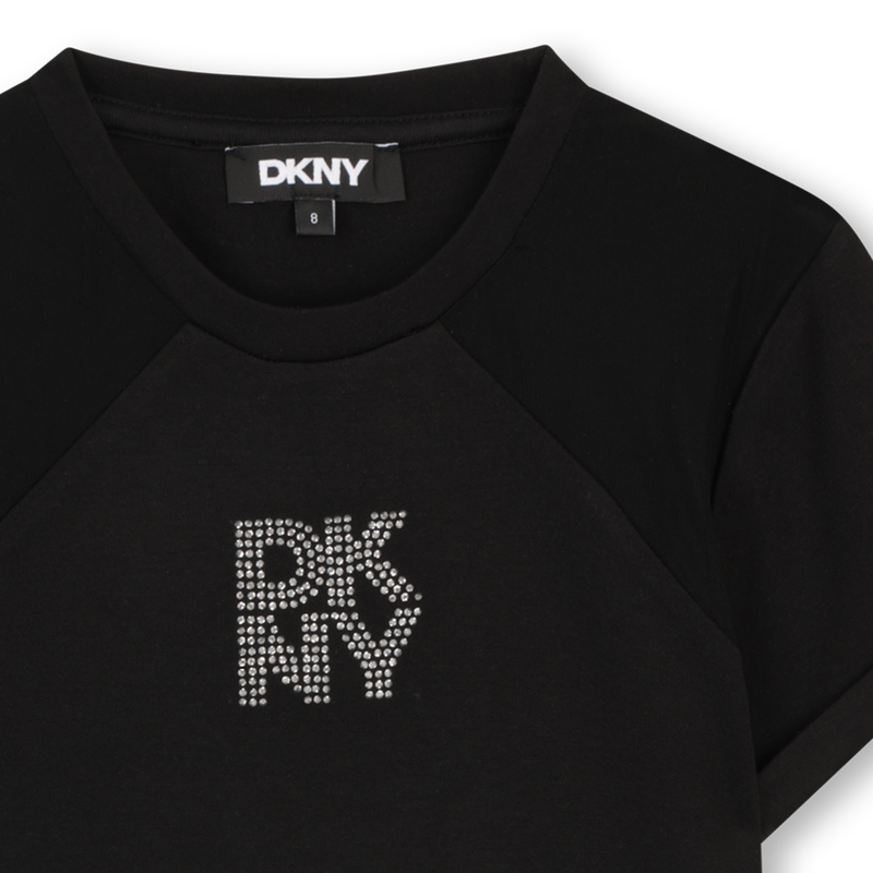 T-SHIRT MANCHES COURTES DKNY 
                        FILLE