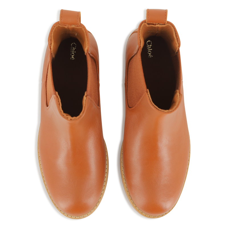 Bottines en cuir de vache CHLOE 
                        FILLE