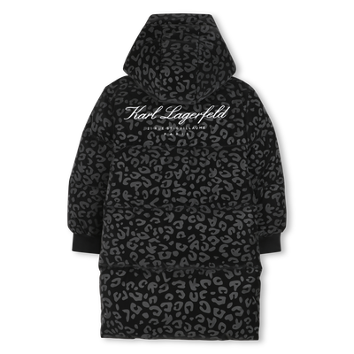 Doudoune longue &agrave; capuche KARL LAGERFELD KIDS FILLE