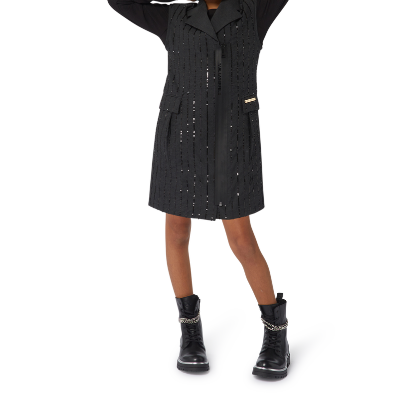 T-shirt avec imprim&eacute; plac&eacute; KARL LAGERFELD KIDS 
                        FILLE