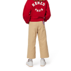 Pantalon &eacute;vas&eacute; en coton KENZO KIDS 
                    FILLE