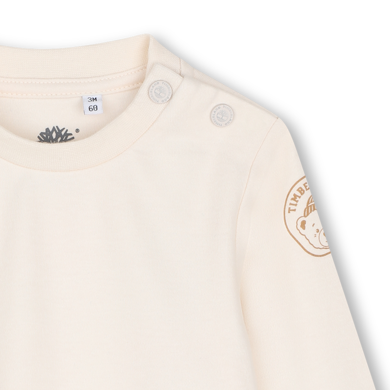 Ensemble salopette et tee-shirt TIMBERLAND 
                        GARCON
