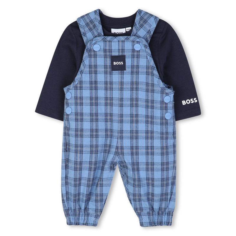 Ensemble salopette et tee-shirt BOSS 
                        GARCON