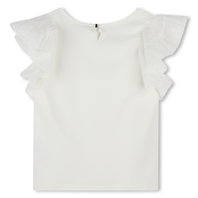 Top with frilled sleeves CHLOE FILLE