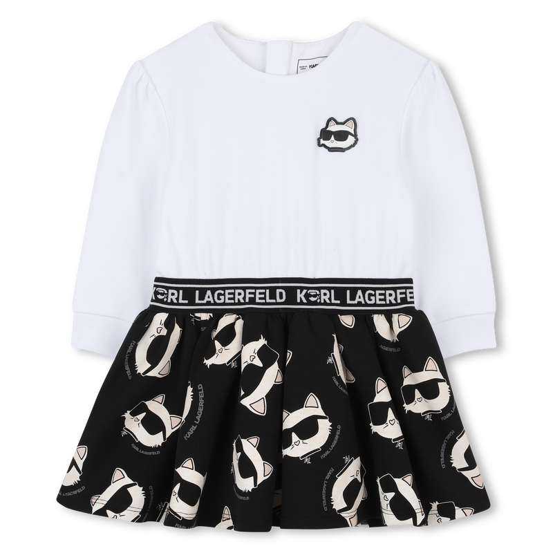 Robe &agrave; manches longues KARL LAGERFELD KIDS 
                        FILLE