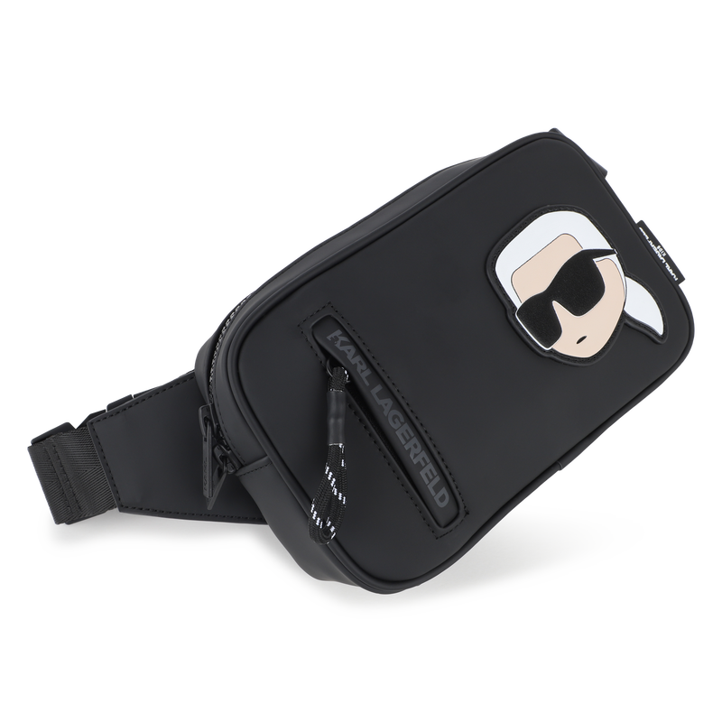 Sac banane en textile enduit effet gomme KARL LAGERFELD KIDS 
                        GARCON