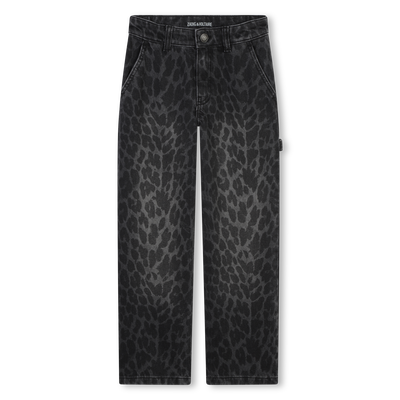 Jean &agrave; taille haute ajustable ZADIG VOLTAIRE FILLE