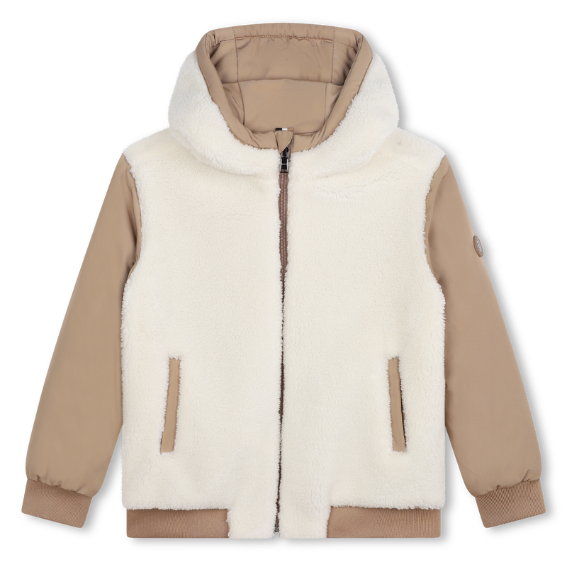 Blouson &agrave; capuche r&eacute;versible BOSS 
                        GARCON