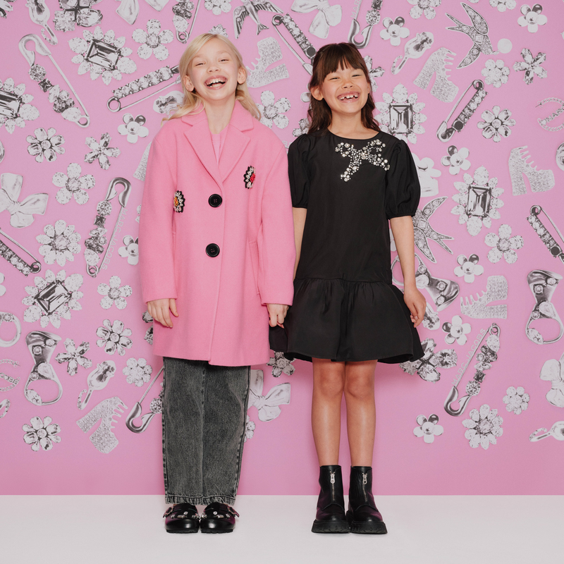 Bottines en cuir de vachette MARC JACOBS 
                        FILLE