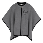 Cape en tricot, GRIS CHINE, hi-res