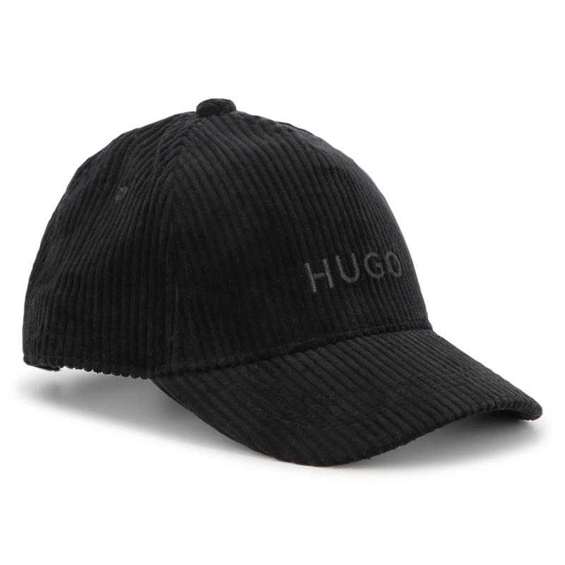 Casquette en velours c&ocirc;tel&eacute; HUGO 
                        UNISEXE