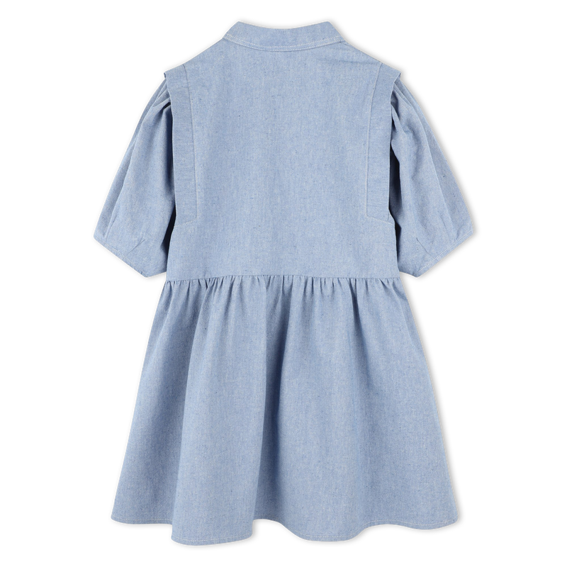 Robe chemise en coton KENZO KIDS 
                        FILLE