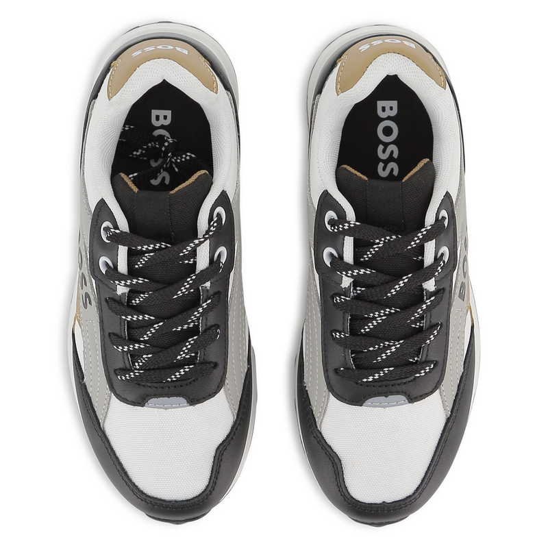 SNEAKERS MET VETERS BOSS 
                        BOY