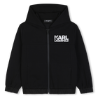 Cardigan &agrave; capuche KARL LAGERFELD KIDS 
                    GARCON