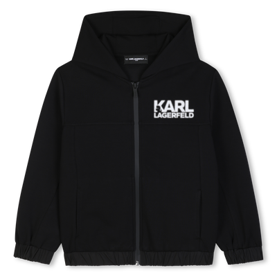 Capuchon cardigan KARL LAGERFELD KIDS BOY