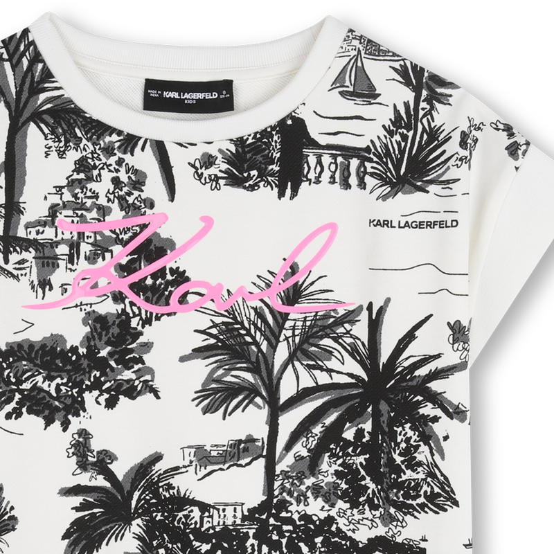 JURK MET KORTE MOUWEN KARL LAGERFELD KIDS 
                        GIRL