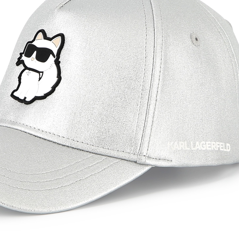 Casquette r&eacute;glable avec badge KARL LAGERFELD KIDS 
                        FILLE