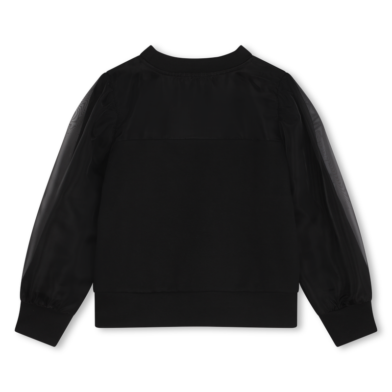 Sweatshirt met organza KARL LAGERFELD KIDS 
                        GIRL