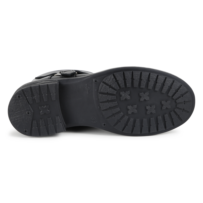 Bottines zipp&eacute;es en cuir ZADIG & VOLTAIRE 
                        FILLE