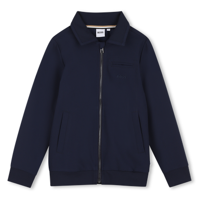 Cardigan en tissu synth&eacute;tique BOSS GARCON