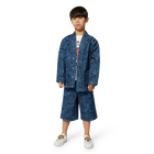 Bermuda en jean imprim&eacute; KENZO KIDS 
                    GARCON