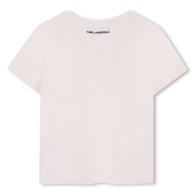 T-shirt &agrave; manches courtes KARL LAGERFELD KIDS FILLE