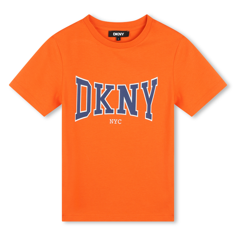 Katoenen T-shirt korte mouwen DKNY 
                        BOY