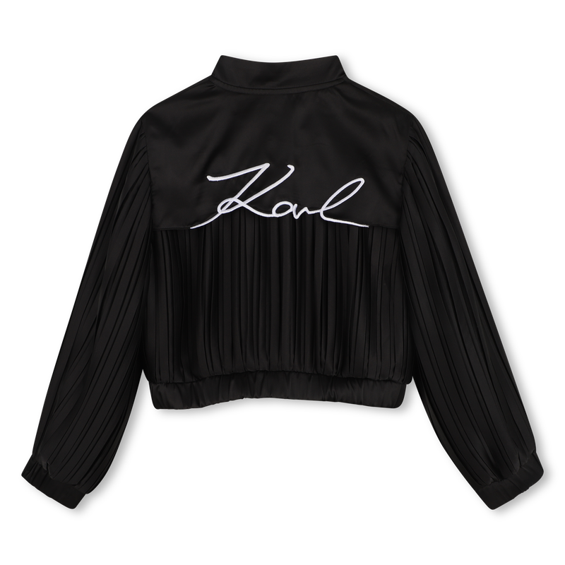 Veste manches pliss&eacute;es KARL LAGERFELD KIDS 
                        FILLE