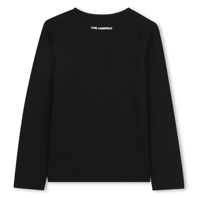 T-shirt &agrave; manches longues KARL LAGERFELD KIDS FILLE