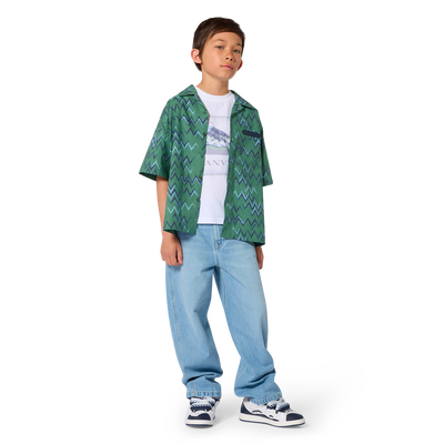 OVERHEMD MET KORTE MOUWEN LANVIN BOY