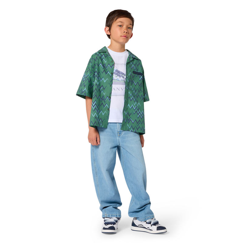 OVERHEMD MET KORTE MOUWEN LANVIN 
                        BOY