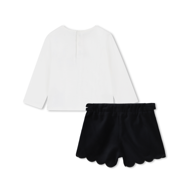 Ensemble short et tee-shirt CHLOE 
                        FILLE