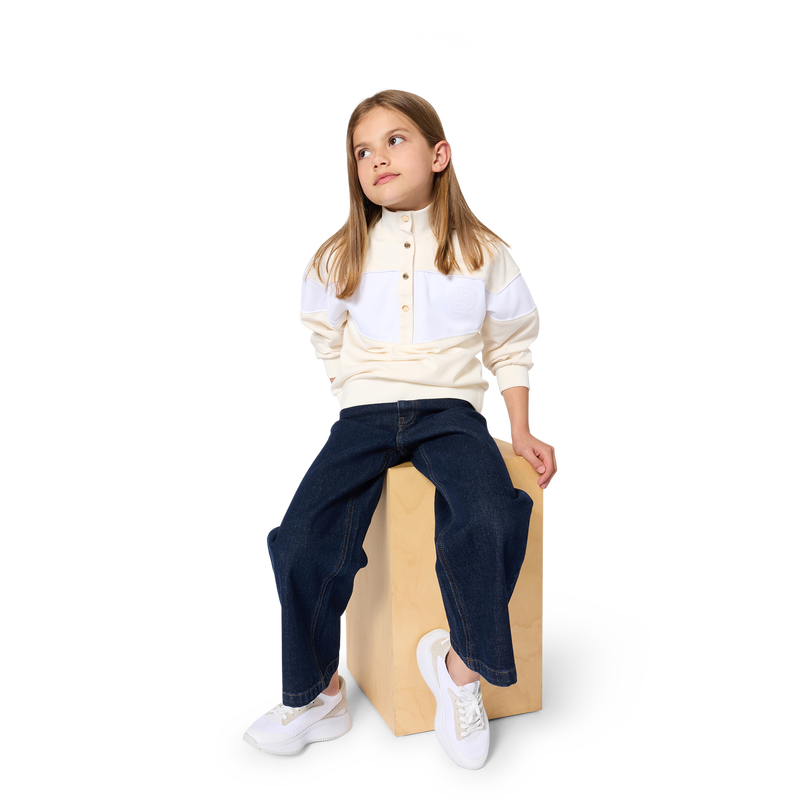 JEANS MET RITSSLUITING BOSS 
                        GIRL