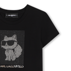 Tee-shirt manches courtes KARL LAGERFELD KIDS 
                    FILLE