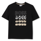 Tee-shirt manches courtes, NOIR, hi-res