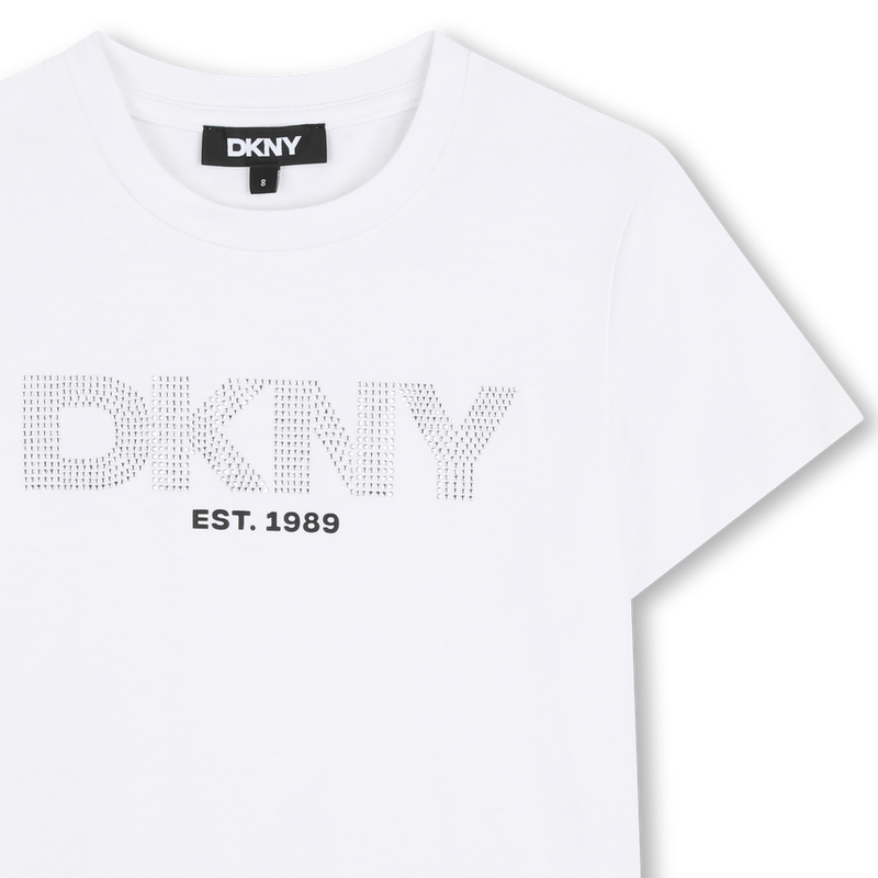 T-SHIRT MET KORTE MOUWEN DKNY 
                        GIRL