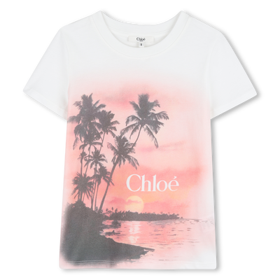TEE-SHIRT MANCHES COURTES CHLOE FILLE