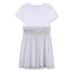 Robe manches courtes bi-matiere KARL LAGERFELD KIDS 
                    FILLE