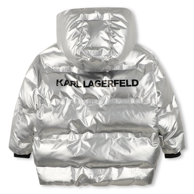 Doudoune &agrave; capuche KARL LAGERFELD KIDS FILLE