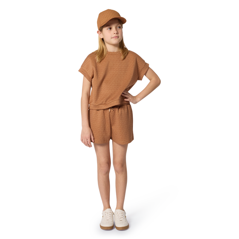 CASQUETTE M&Eacute;DAILLE SIGL&Eacute;E MICHAEL KORS 
                        FILLE