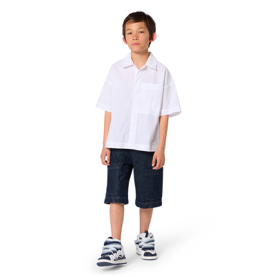 OVERHEMD MET KORTE MOUWEN LANVIN BOY