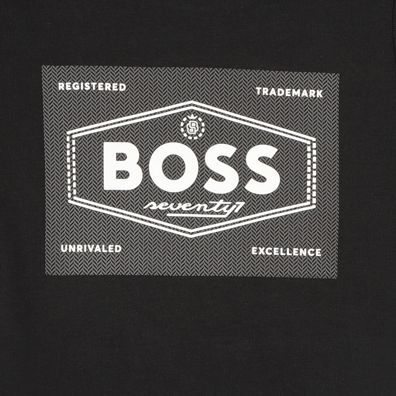 Katoenen T-shirt met print BOSS 
                        BOY
