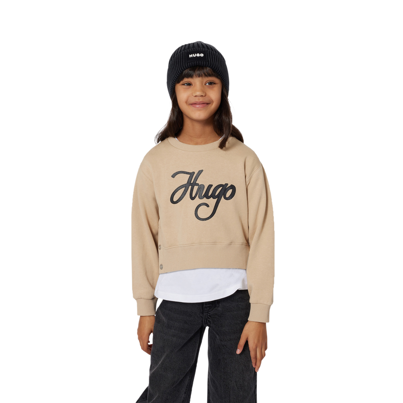 Sweatshirt met ronde hals HUGO 
                        GIRL