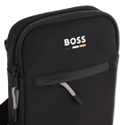 Sac besace en textile enduit BOSS 
                    GARCON