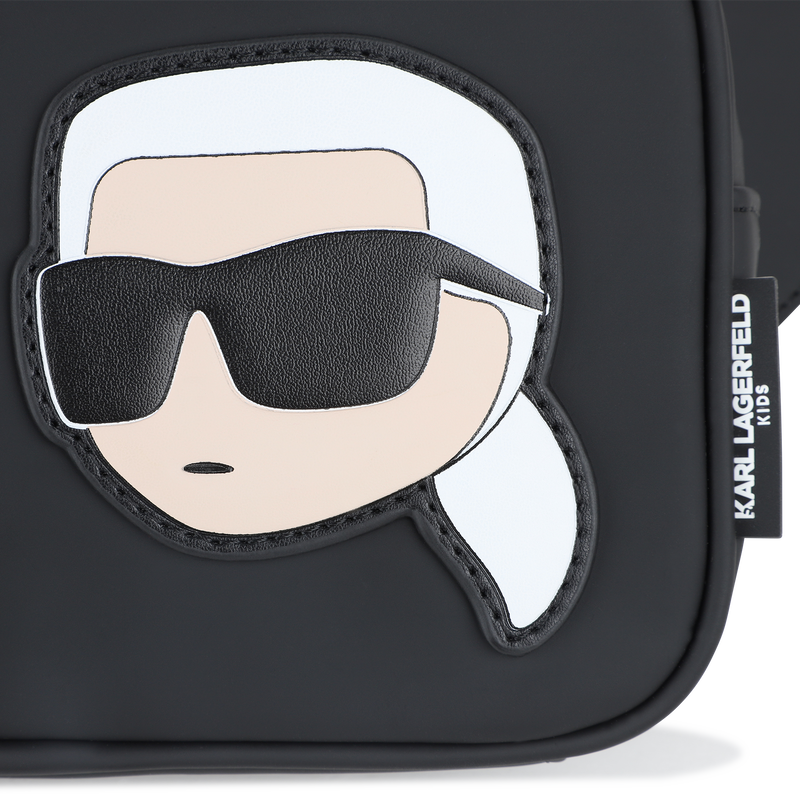 Sac banane en textile enduit effet gomme KARL LAGERFELD KIDS 
                        GARCON