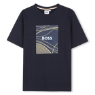 T-shirt met korte mouwen BOSS 
                    BOY