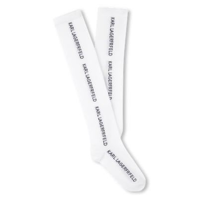 Chaussettes d&eacute;tails m&eacute;tallis&eacute;s KARL LAGERFELD KIDS FILLE