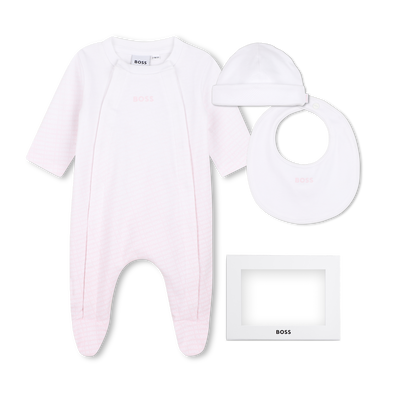 Ensemble pyjama, bonnet et bavoir BOSS FILLE