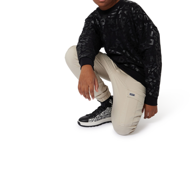 Fleece sweater van katoen DKNY UNISEX